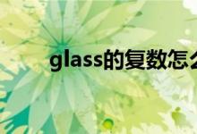 glass的復數(shù)怎么寫（glass的復數(shù)）