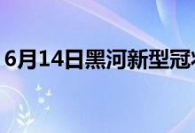 6月14日黑河新型冠狀病毒肺炎疫情最新消息