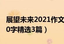 展望未來2021作文800字（展望2021作文800字精選3篇）