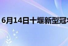 6月14日十堰新型冠狀病毒肺炎疫情最新消息