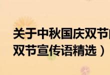 關(guān)于中秋國(guó)慶雙節(jié)的宣傳語(yǔ)（2020中秋國(guó)慶雙節(jié)宣傳語(yǔ)精選）