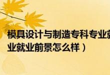 模具設計與制造?？茖I(yè)就業(yè)前景（2022模具設計與制造專業(yè)就業(yè)前景怎么樣）