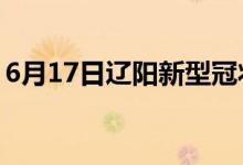 6月17日遼陽(yáng)新型冠狀病毒肺炎疫情最新消息