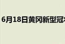 6月18日黃岡新型冠狀病毒肺炎疫情最新消息