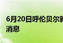 6月20日呼倫貝爾新型冠狀病毒肺炎疫情最新消息