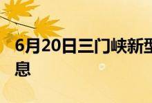 6月20日三門峽新型冠狀病毒肺炎疫情最新消息