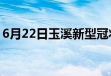 6月22日玉溪新型冠狀病毒肺炎疫情最新消息