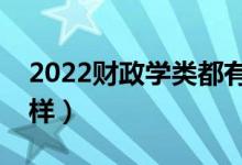 2022財政學類都有哪些專業(yè)（就業(yè)前景怎么樣）