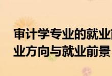 審計學(xué)專業(yè)的就業(yè)前景（2022審計學(xué)專業(yè)就業(yè)方向與就業(yè)前景）