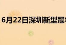 6月22日深圳新型冠狀病毒肺炎疫情最新消息