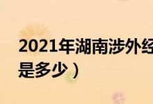 2021年湖南涉外經(jīng)濟(jì)學(xué)院學(xué)費(fèi)（各專業(yè)學(xué)費(fèi)是多少）