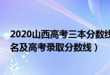 2020山西高考三本分數(shù)線是多少（2022年山西三本大學排名及高考錄取分數(shù)線）