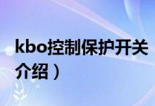 kbo控制保護開關(guān)（關(guān)于kbo控制保護開關(guān)的介紹）