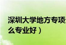 深圳大學(xué)地方專項分?jǐn)?shù)線2022（深圳大學(xué)什么專業(yè)好）