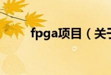 fpga項(xiàng)目（關(guān)于fpga項(xiàng)目的介紹）