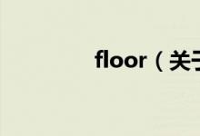 floor（關(guān)于floor的介紹）