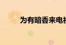 為有暗香來(lái)電視?。橛邪迪銇?lái)）