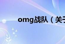 omg戰(zhàn)隊（關(guān)于omg戰(zhàn)隊的介紹）