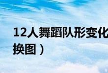 12人舞蹈隊(duì)形變化示意圖（12人舞蹈隊(duì)形變換圖）