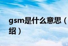 gsm是什么意思（關(guān)于gsm是什么意思的介紹）