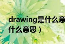 drawing是什么意思中文翻譯（drawing是什么意思）