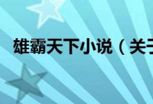 雄霸天下小說（關(guān)于雄霸天下小說的介紹）