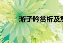 游子吟賞析及意思（游子吟賞析）