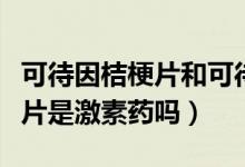 可待因桔梗片和可待因片的區(qū)別（可待因桔梗片是激素藥嗎）