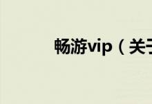 暢游vip（關(guān)于暢游vip的介紹）