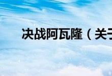 決戰(zhàn)阿瓦?。P(guān)于決戰(zhàn)阿瓦隆的介紹）