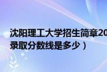 沈陽理工大學(xué)招生簡章2021分數(shù)（2021沈陽理工大學(xué)各省錄取分數(shù)線是多少）