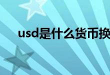 usd是什么貨幣換人民幣（usd是什么）