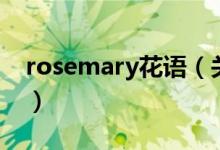 rosemary花語（關(guān)于rosemary花語的介紹）