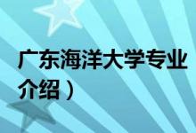 廣東海洋大學(xué)專業(yè)（關(guān)于廣東海洋大學(xué)專業(yè)的介紹）