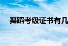 舞蹈考級證書有幾種（考級哪個最權(quán)威）