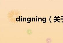 dingning（關(guān)于dingning的介紹）