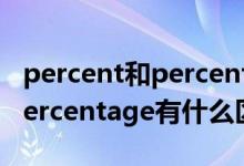 percent和percentage的區(qū)別（percent和percentage有什么區(qū)別）