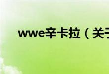 wwe辛卡拉（關于wwe辛卡拉的介紹）