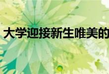 大學(xué)迎接新生唯美的句子（朋友圈迎新文案）