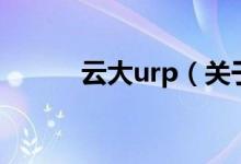 云大urp（關(guān)于云大urp的介紹）