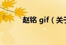 趙銘 gif（關(guān)于趙銘 gif的介紹）