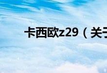 卡西歐z29（關(guān)于卡西歐z29的介紹）